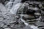 Nerech waterfall, Val de Valier - Riberot- Valley, Ariège Pyrenees Regional Natural Park, Pyrenees Mountains, France.