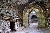 Caravanserai of Tash Rabat,Naryn region,Kyrgyzstan. Silk Road.