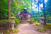 Kita-Schrein in Ishikawa, Japan. Die Religion der Japaner ist hauptsächlich Shinto.