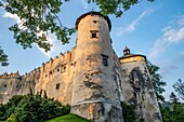 A beautiful view of Niedzica Castle also known as Dunajec Castle in Niedzica,Lesser Poland,Poland.
