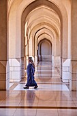 Sultanat of Oman,Muscat,Portico of the Al Alam Palace.