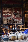 China,Sichuan province,Chengdu,old tea house.