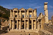 Turkey,Izmir province,Selcuk city,archaeological site of Ephesus,Celsus library.