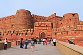 Agra Fort, Uttar Pradesh, Indien.