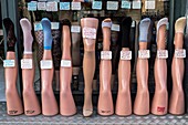 Legs,Haberdashery,Catania,Sicily,Italy.