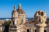 Kathedrale Saint Agathe, Catania, Sizilien, Italien.