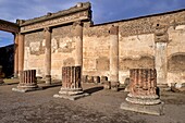 Neapel, Kampanien, Italien. PompejiA war eine antike Römische Stadt in der Nähe des modernen Neapel in der Region Kampanien Italien, auf dem Gebiet der Gemeinde Pompeji. Pompeji ist UNESCO-Weltkulturerbe und eine der beliebtesten Touristenattraktionen Italiens.