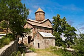 Mittelalterliches Sapara-Kloster, georgisch-orthodoxe Klosterkirche des Heiligen Saba, 13. Jahrhundert, Akhaltsikhe, Georgien.