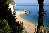 Urbani beach,Riviera del Conero,Adriatic Sea,Sirolo,Ancona,Marche,Italy.
