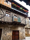 Arquitectura tradicional. San Martin del Castanar. Sierra de Francia. Salamanca. Castilla Leon. Espana.