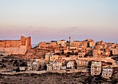 Kerak Castle at sunrise,Al-Karak,Karak Governorate,Jordan.