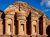 Das Kloster, Ad-Deir, Petra, Gouvernement Ma'an, Jordanien.