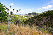 Mountain village of Pirgos near Kouramadei in the south of the island of Samos in Greece