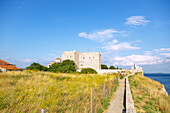 Turm des Lycourgos Logothetes, archäologische Stätte in Pythagorion auf der Insel Samos in Griechenland