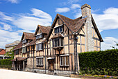 Geburtsort von William Shakespeare, Henley Street, Stratford upon Avon, Warwickshire, England, Vereinigtes Königreich, Europa