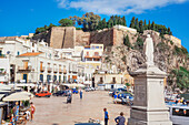 Marina Corta harbour, Lipari Town, Lipari Island, Aeolian Islands, UNESCO World Heritage Site, Sicily, Italy, Mediterranean, Europe