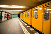 Berlin U-Bahn underground train, Berlin, Germany, Europe