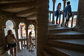 Blick vom Palazzo Contarini del Bovolo Treppe, Venedig, UNESCO-Weltkulturerbe, Venetien, Italien, Europa