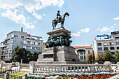 Statue of Czar Alexander II, Sofia, Bulgaria, Europe