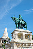 King Saint Stephen statue, Budapest, Hungary, Europe