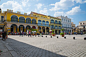 Plaza Vieja, Habana Vieja, UNESCO-Weltkulturerbe, Havanna, Kuba, Karibik, Mittelamerika