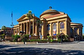 The Massimo Theater, Palermo, Sicily, Italy, Europe