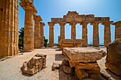 Temple E (Temple of Hera) (Heraion), Selinunte, Castelvetrano, Trapani, Sicily, Italy, Europe