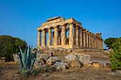 Temple E (Temple of Hera) (Heraion), Selinunte, Castelvetrano, Trapani, Sicily, Italy, Europe
