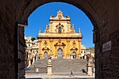 St. Peter's Cathedral, Modica, Ragusa, Val di Noto, UNESCO World Heritage Site, Sicily, Italy, Europe