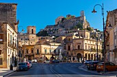 Town Hall Square, Modica, Ragusa, Val di Noto, UNESCO World Heritage Site, Sicily, Italy, Europe