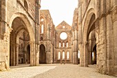 Abbey of San Galgano, Chiusdino, Siena, Tuscany, Italy, Europe