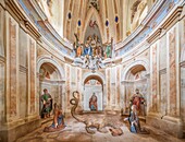 Kapelle der Unbefleckten Empfängnis, der Sacro Monte di Oropa, Heiligtum von Oropa, UNESCO-Weltkulturerbe, Biella, Piemont, Italien, Europa