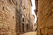 Via Cristini, Gubbio, Province of Perugia, Umbria, Italy, Europe