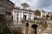 San Giacomo gate, Bergamo, Lombardia (Lombardy), Italy, Europe