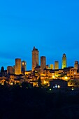 San Gimignano, UNESCO-Weltkulturerbe, Siena, Toskana, Italien, Europa