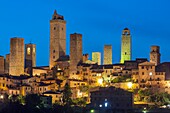San Gimignano, UNESCO-Weltkulturerbe, Siena, Toskana, Italien, Europa