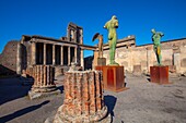 Mitoraj at Pompeii, Pompeii, UNESCO World Heritage Site, Napoli, Campania, Italy, Europe
