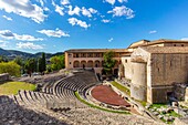 Roman Theatre, Spoleto, Umbria, Italy, Europe