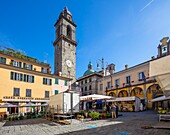 Piazza della Repubblica, Pontremoli, Massa-Carrara, Tuscany, Italy, Europe