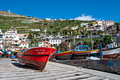 Fischerboote in Camara de Lobos, Funchal, Madeira, Portugal, Atlantik, Europa