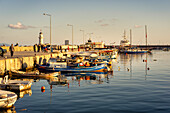 Evening mood in the port of Alanya, Turkish Riviera, Turkey, Western Asia