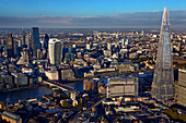 UK, London, Southwark, Aerial view of business district