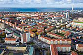 Schweden, Malmö, Luftaufnahme der Stadt