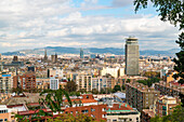 Spain, Barcelona, View of city