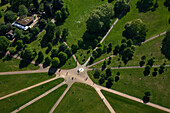 UK, London, Aerial view of Regents Park