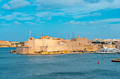 Malta, Valletta, Exterior of Fort St. Angelo