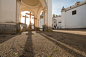 Bolivia, Copacabana, Exterior ofÊBasilica of Our Lady of CopacabanaÊ