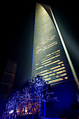 China, Shanghai, Shanghai World Financial Center in der Nacht
