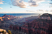 USA, Arizona, Grand Canyon National Park North Rim at sunset
