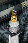 UK, London, Viewing platform at Monument to the Great Fire of London